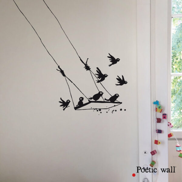 Stikers Poetic Wall Balancoire